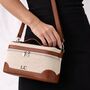 Personalised Lily Canvas And Faux Leather Cross Body, thumbnail 2 of 6