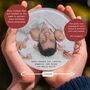 Personalised Daddy Photograph And Message Glass Coaster, thumbnail 2 of 2