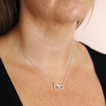Interlocking Hearts Necklace, 5 of 9