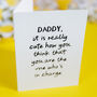 Funny Personalised Parent Card 'It Is Really Cute How You Think You Are In Charge', thumbnail 6 of 6