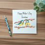 Personalised Blue Tit Mother's Day Card, thumbnail 2 of 6