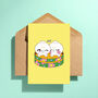 Cute Dumplings Love Greeting Card, thumbnail 3 of 3