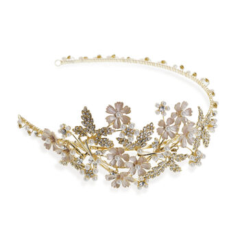 Silver Or Gold Plated Boho Fairytale Bridal Headband, 3 of 12