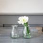 Two Little Recycled Glass Bud Vases, thumbnail 1 of 2