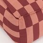 Vibes Adult Long Beanbag In Maroon Tiles, thumbnail 2 of 3