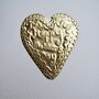 Personalised Gold Foil Heart Mum Birthday Card, thumbnail 4 of 4