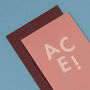 'Ace' Funny Congratulations Card, thumbnail 3 of 4