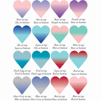 Personalised Wedding Love Heart Print, 9 of 9