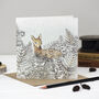 'Doe A Deer' Mixed Pack Of Eight Greeting Cards, thumbnail 1 of 8