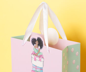 Presents For Keisha! Pink Gift Bag, 2 of 5