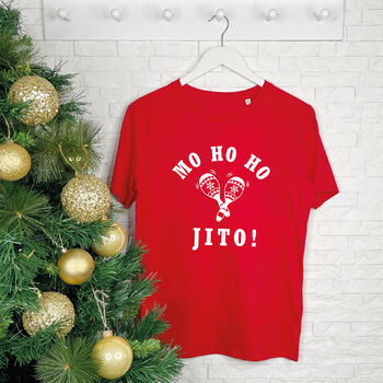 Mojito 'Mo Ho Ho Jito' Christmas T Shirt, 2 of 5