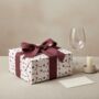 Red Wine Glass Wrapping Paper – Elegant And Sophisticated, thumbnail 5 of 8