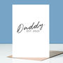 Daddy Est. New Daddy Gift Coaster, thumbnail 3 of 3