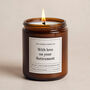 With Love On Your Retirement Gift Essential Oil Candle, thumbnail 2 of 5