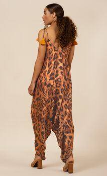 Bella Leopard Print Jumpsuit, 4 of 6