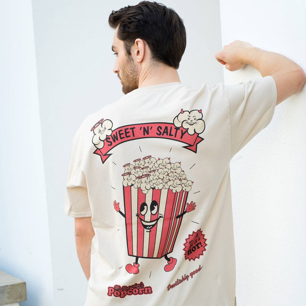 Salty Popcorn Men's Graphic T Shirt 