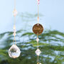 Personalised Rainbow Crystal Charm With Engraved Disc, thumbnail 5 of 9