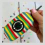 Multi Coloured Stripe Dog Poo Bag Holder, thumbnail 1 of 4
