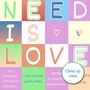 Personalised All You Need Is Love Print Gift, thumbnail 8 of 12