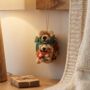 Handmade Felt Snuggly Hedgehogs Woodland Decoration, thumbnail 1 of 3