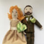 Personalised Knitted Bride And Groom Doll Keepsake, thumbnail 7 of 9