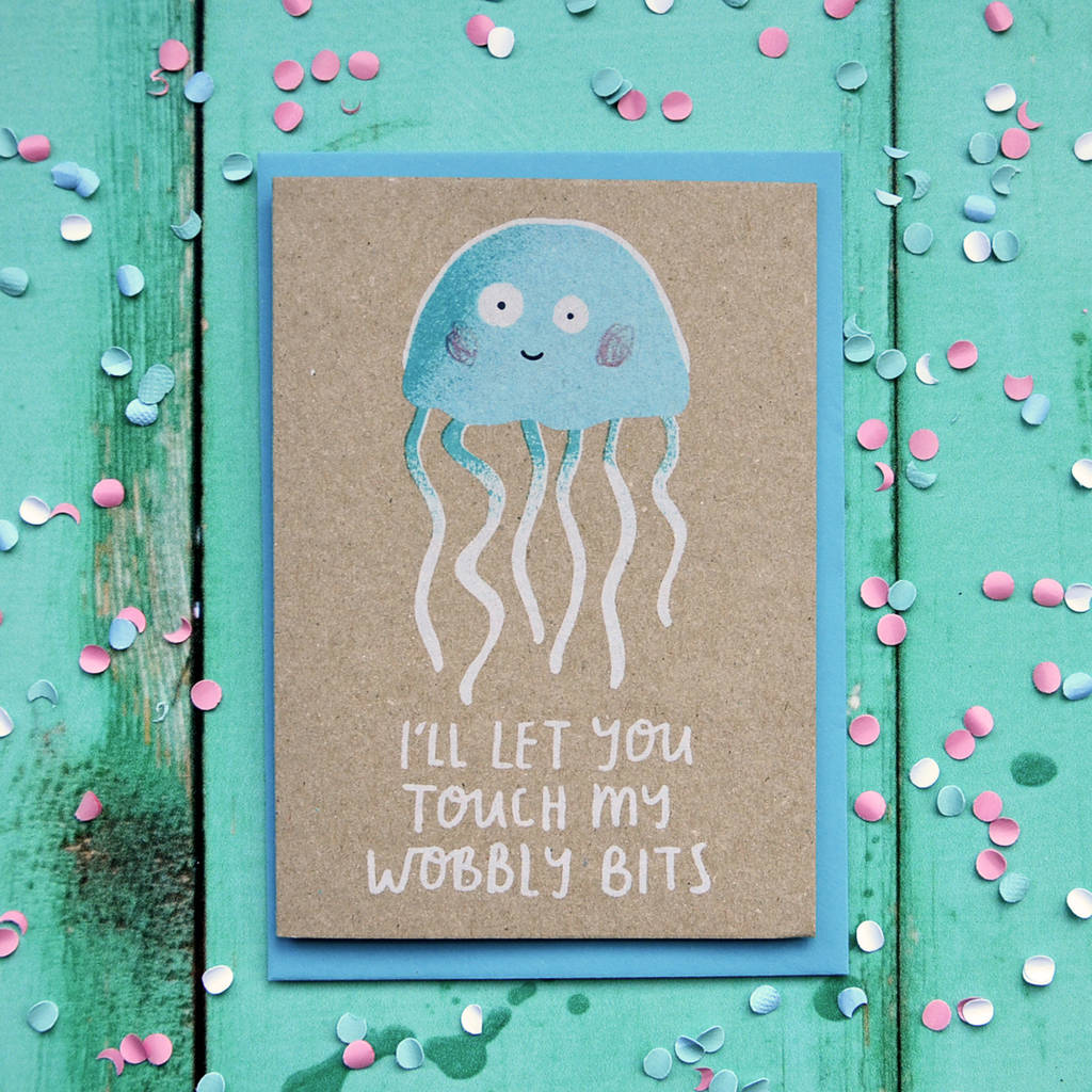 Wobbly Jellyfish Card
