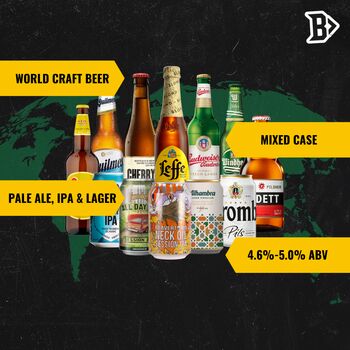 World Craft Beer Mixed Case Of Pale Ale, Ipa And Lager Twelve Beers, 2 of 6