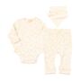 Unisex Baby Three Piece Little Stars Gift Set, thumbnail 6 of 12