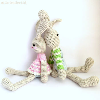 Hand Crochet Bunny Rabbit, 4 of 8