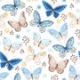 Butterflies Lampshade, Blues And Browns, thumbnail 3 of 3