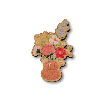 Vase Of Flowers Needle Minder, 5 of 6