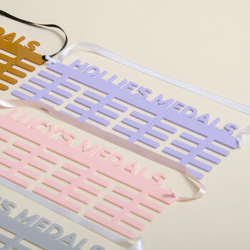 Multicolour Personalised Medal Hanger, 7 of 12