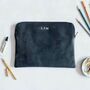 Personalised Black Buffalo Leather iPad Case, thumbnail 6 of 9