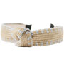 Raffia Knot Hairband With Contrasting Topstitching, thumbnail 4 of 12