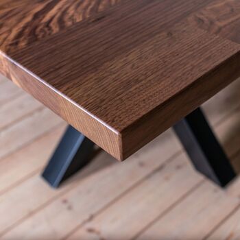 Squere Walnut Table With Spider Legs, 4 of 5
