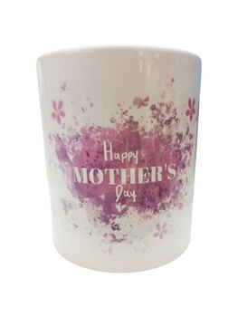 Happy Mother's Day Pastel Flowery Pink Mug, 2 of 3
