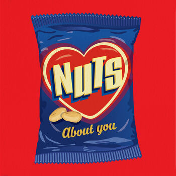 Funny Love Card ‘Nuts About You’, 3 of 4