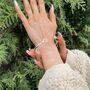 Christmas Gifts For Small Wrist Silver Bangle Bracelet, thumbnail 2 of 7