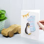 Happy 1st Birthday Penguin Greeting Card, thumbnail 2 of 2