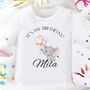 Personalised ‘Its My Birthday!’ Elephant Print T Shirt, thumbnail 1 of 2