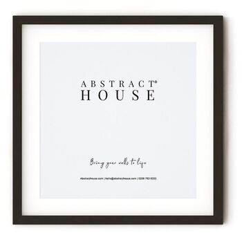 Square Black Wooden Frame 70x70 Cm, 2 of 2
