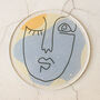 Coasters Set Of Four, Abstract Faces, thumbnail 2 of 10