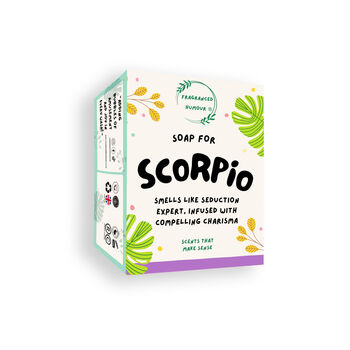 Soap For Scorpio Funny Novelty Zodiac Gift, 5 of 6
