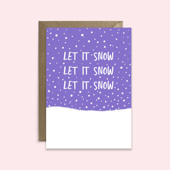 Let It Snow | Winter Christmas Card, 3 of 3