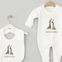 Personalised Me And Daddy Baby Set, thumbnail 2 of 2
