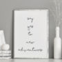 Handwritten Personalised Quote Print, thumbnail 5 of 9