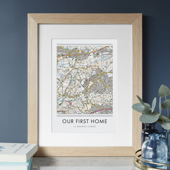 New Homeowner Personalised Map Print, 6 of 11