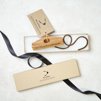 Personalised Oak Page Opener With Bookmark, 3 of 8