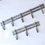 Fathers Day Gift Handmade Iron And Copper Coat Rack, Three Hook And Five Hook, thumbnail 4 of 7