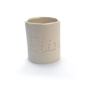 Personalised Porcelain Tea Light Candle Holder, 3 of 4